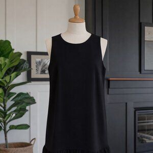 LOFT Black Party Dress Size 2 Side Zipper